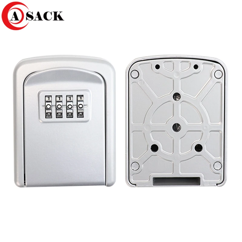 Asack G9 4 digit combination portable coded lock box top security safety key locks aluminum alloy caja de llaves anti-theft safe