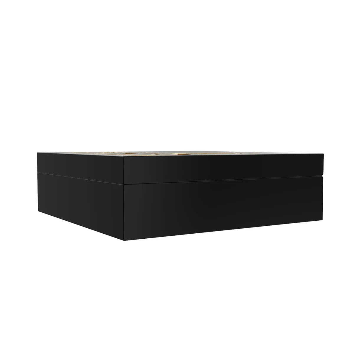 Sawtru Wood Custom Logo Black Cigar Packaging Wooden Box With SABER Certificate