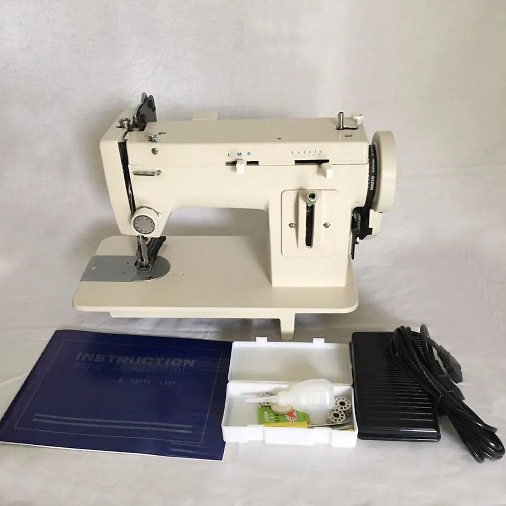 best selling motor drive manual leather left handed sewing machine