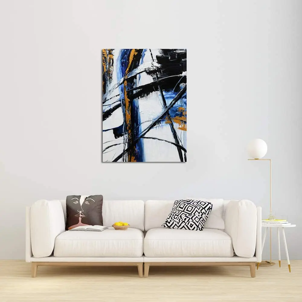 Hand-painted Modern Oil Painting Canvas Painting Living Room Bedroom Decoration Frameless Oil Painting
