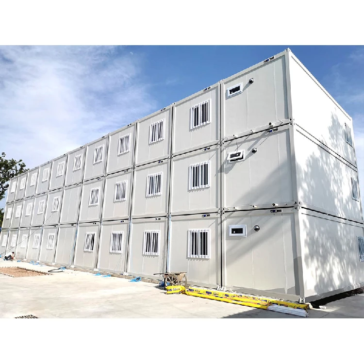 Низкая цена легкий стальной сборный контейнер офисный модульный плоский съемный для хранения 20 футов 40
