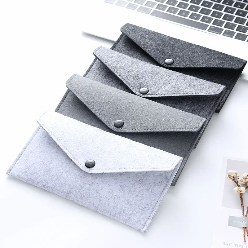 Wholesale felt phone bags felt phone cases packaging bags universal felt phone bags