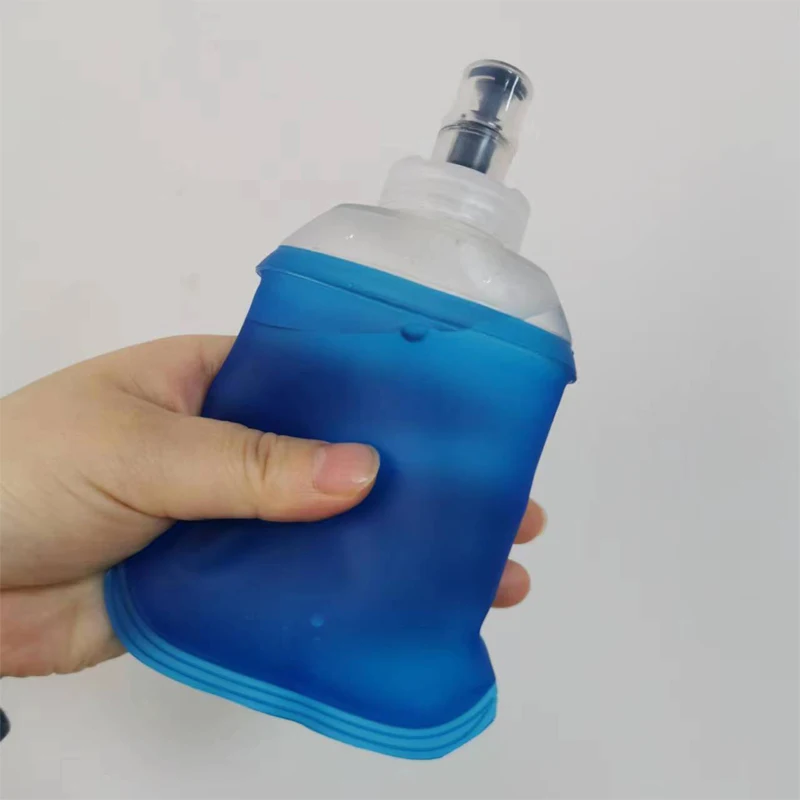 150 ml Flexible Water bottle Hydration TPU Hand Held Mini Soft flask running bottle