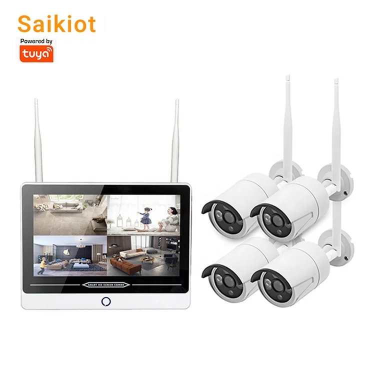 OEM Tuya Wireless Home Security Camera kits Video Surveillance Wifi Camera System CCTV Wireless Camera CCTV Surveillance System