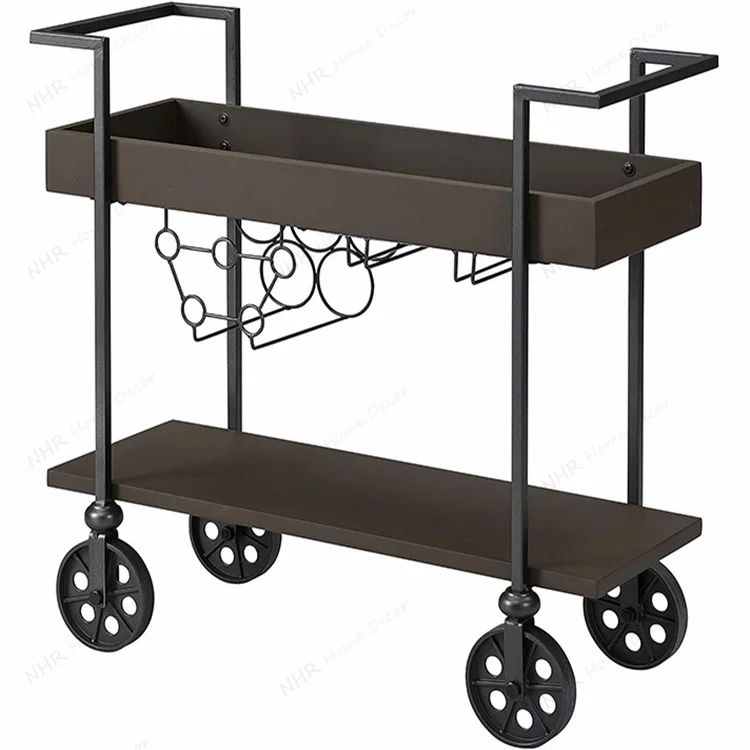 Bling Color Fashion Plastic Bottle Rack Bar Cart