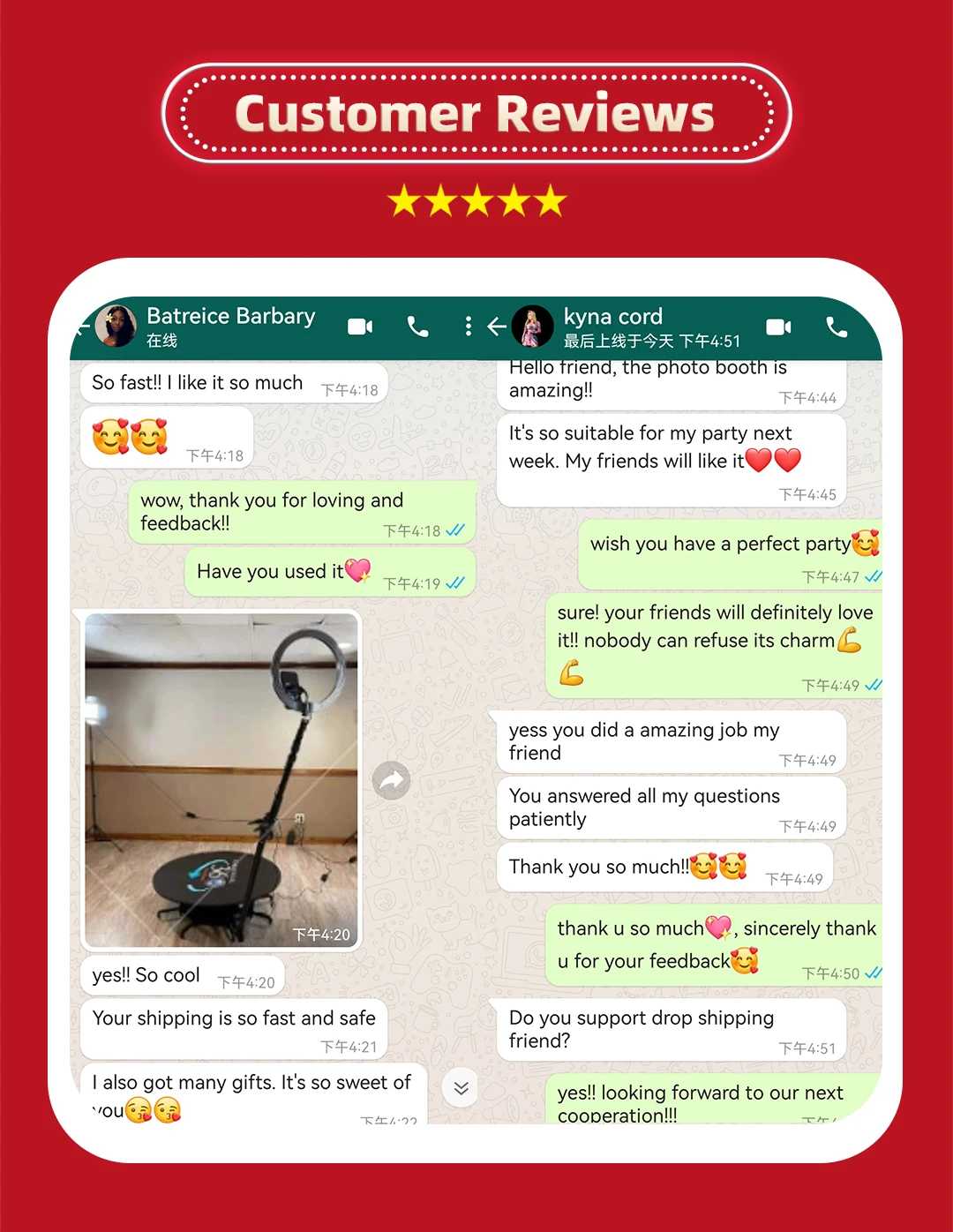 Free Factory Dropship 360 Degree Selfie Spin Photobooth with Ring Light Stand Case 68cm 360 Photo Booth for Party Wedding