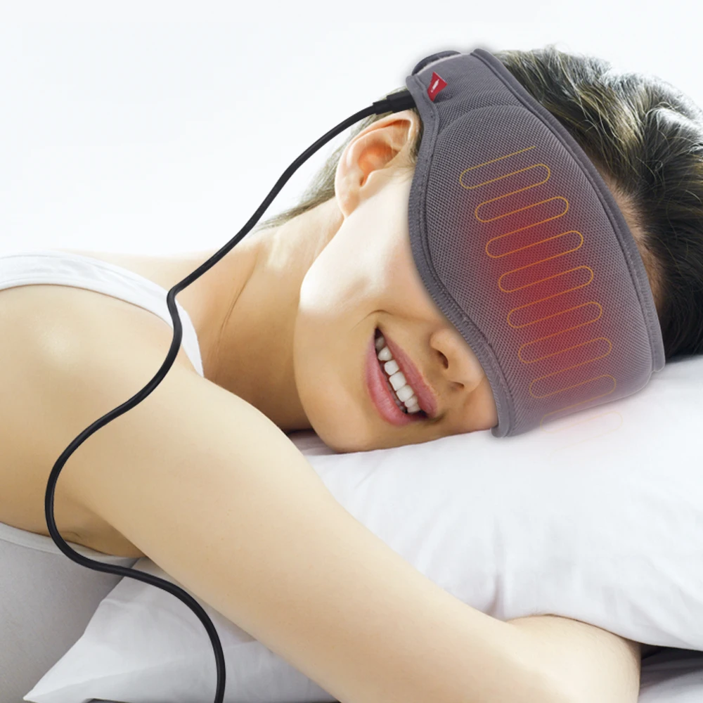 Pakcare USB Electric 3D Weighted Heating Eye Mask