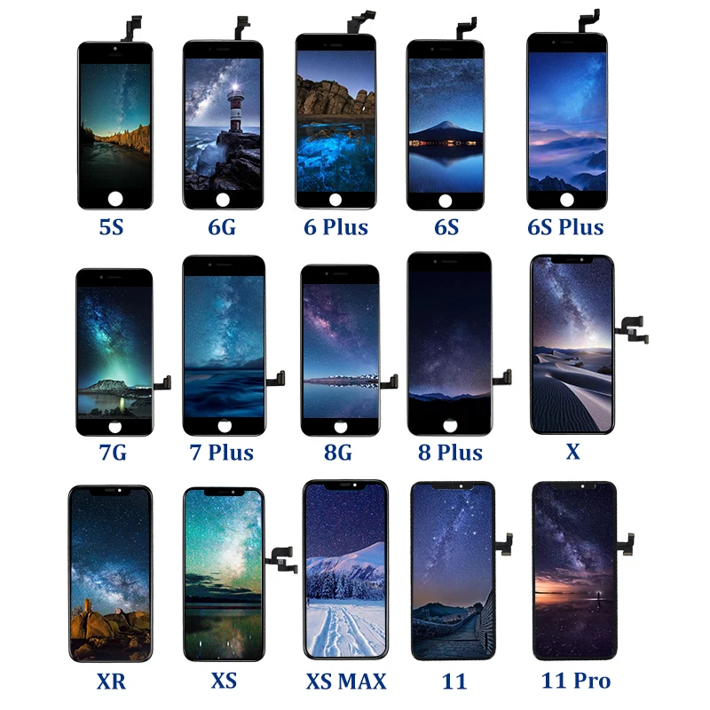 Горячая Распродажа заменяющий ЖК-дисплей в сборе для iPhone 5 5G 5C 5S SE 2015 цифровой преобразователь для ЖК-экрана в сборе