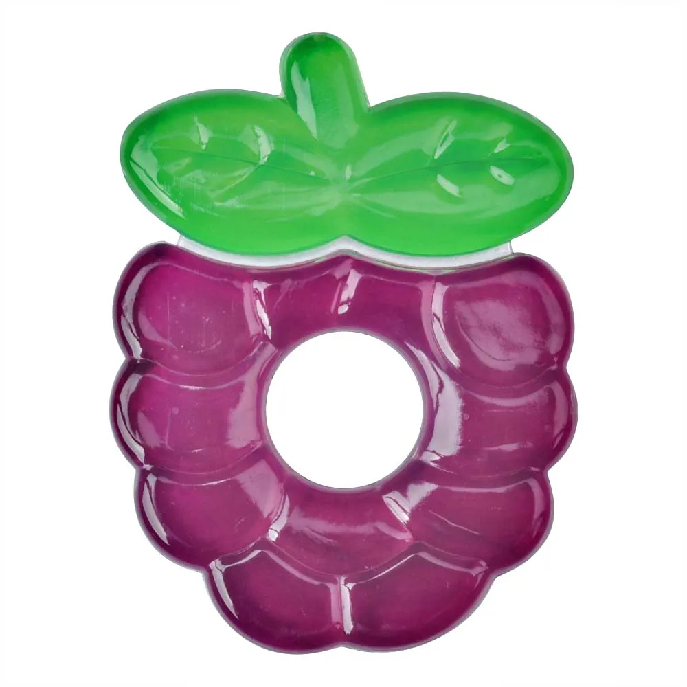baby teether toy funny baby watrer filled teether fruit berry ice gel infant teething ring