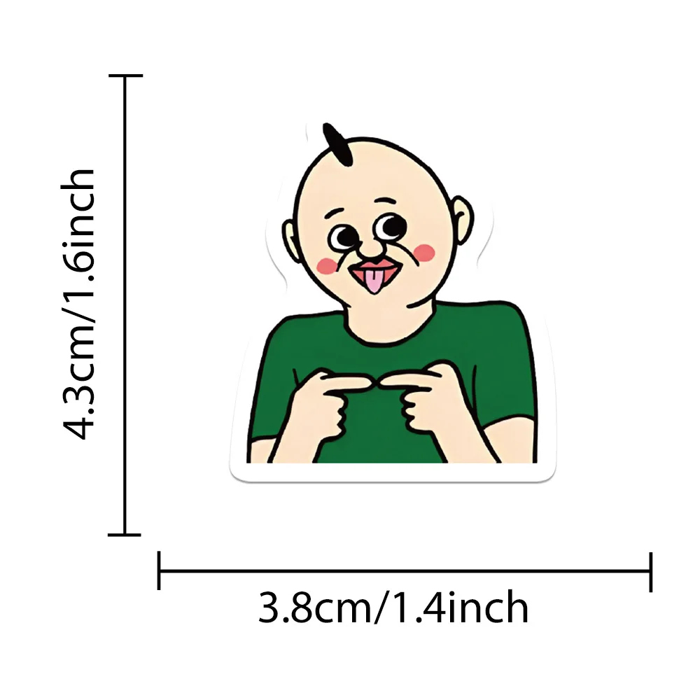 73PCS Korean Funny Anime Cartoon Graffiti Stickers, Portable Stickers For Laptops, Mobile Phones Computers