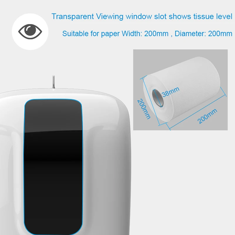 Fengjie Activated Touchless Paper Dispenser Tissue Box Toilet Roll Towel Dispenser Automatic Paper Dispenser