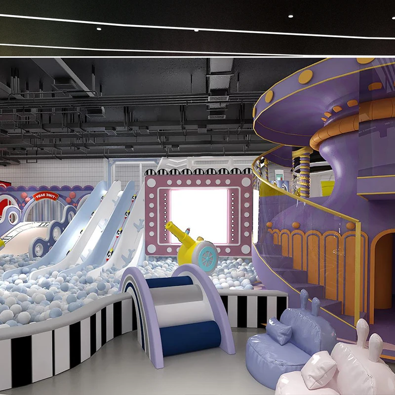 Children Play Equipment Maze Game Soft Indoor Play Equipment Kid Large Indoor Playground