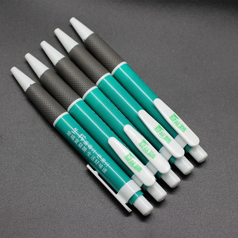 Customized  Multi-colored Plastic Ball-point Pen with QR code and Logo Customized