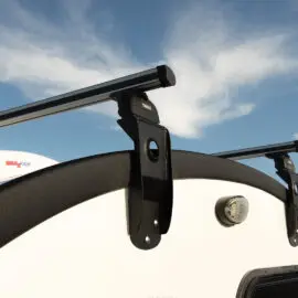 Customised sale max large space caravan camping Travel camper trailer with sleeper berth triple camp kitchen system