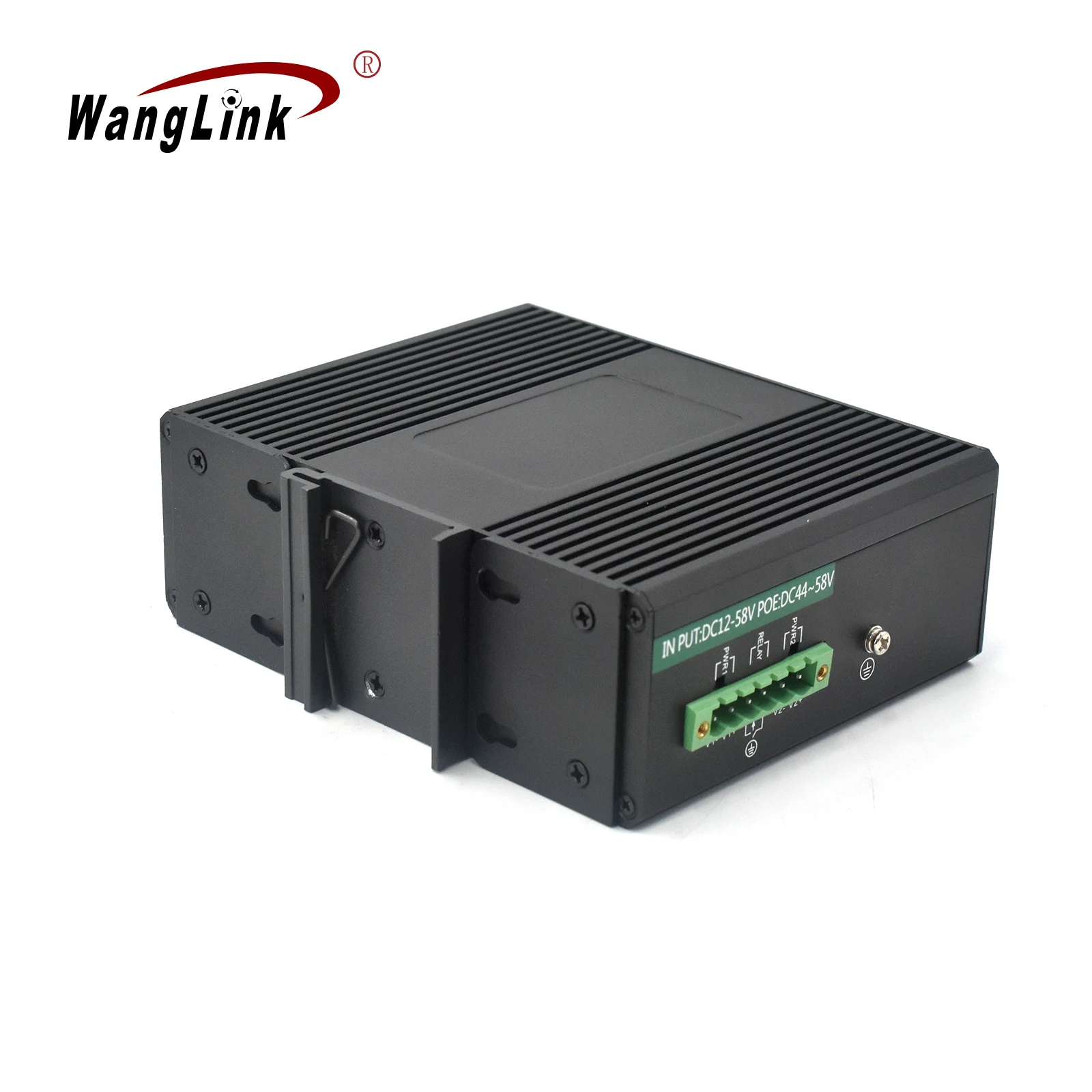 Wanglink Industrial PoE Switch 9 10/100Mbps RJ45 PoE Ports Switch PoE Industrial for CCTV Camera