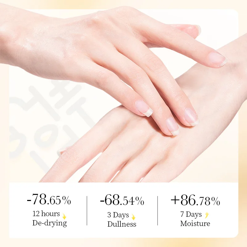 BIOAQUA Honey Milk Hand Wax Moisturizing Tender Smoothing Exfoliating Peeling Off Vitamin E Hand Mask Cream Skin Care Products