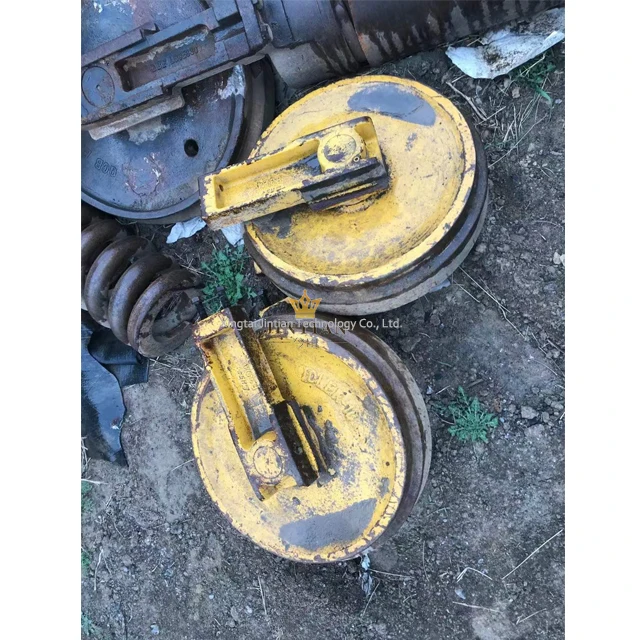 Machinery spare parts 324D used front idler wheel idler for excavator