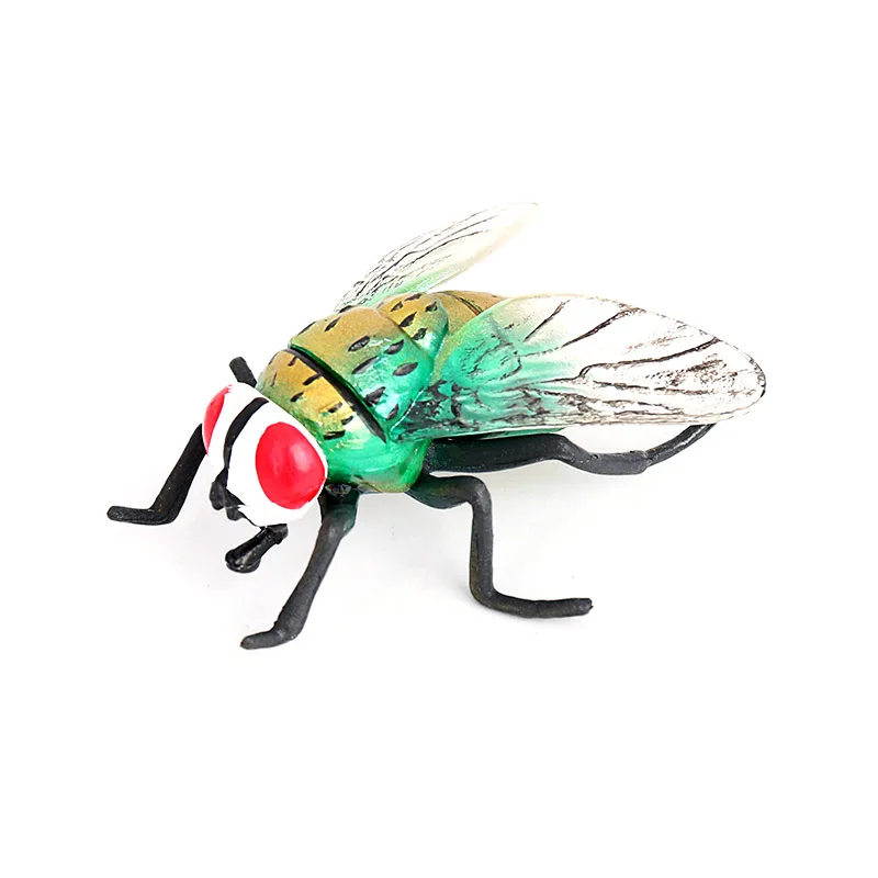 Wholesale Solid PVC Simulation Model Fly Bug Insect Figurines Animal Figurines Toys