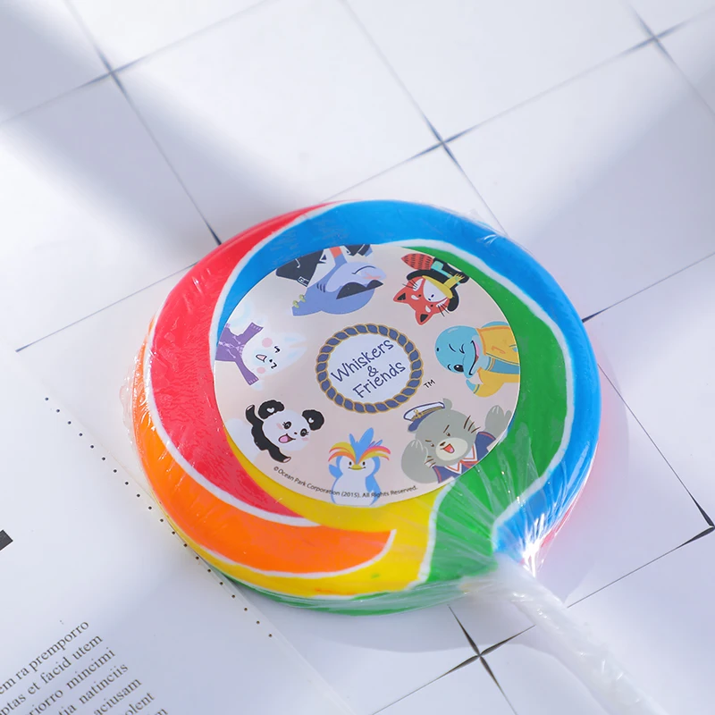 100 г Радужный Вихрь леденец конфеты сладкий фруктовый вкус круглый Твердые OEM