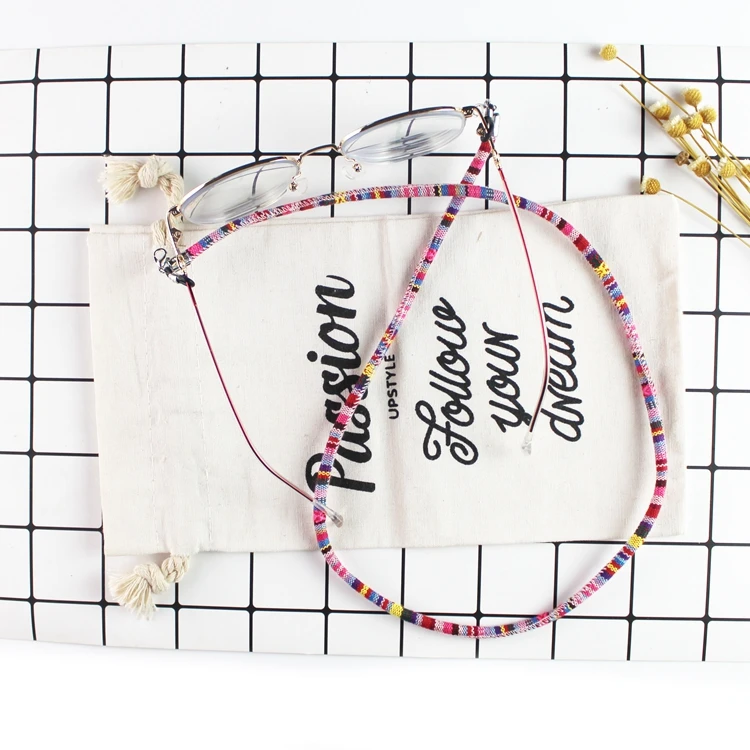 Китайская фабрика, оптовая продажа, кожаный шнур, держатель цепочки для очков, цветная цепочка для очков, веревка для солнцезащитных очков