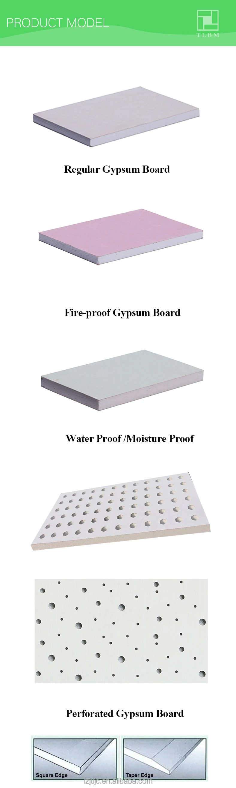 Gypsum Board Mold Resistant Drywall Shims Sheet Rock Dry Wall Gypsum Board Gypsum From China Plasterboard-africa Fixings