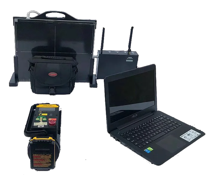 lightweight portable battery powered x-ray scanning system
