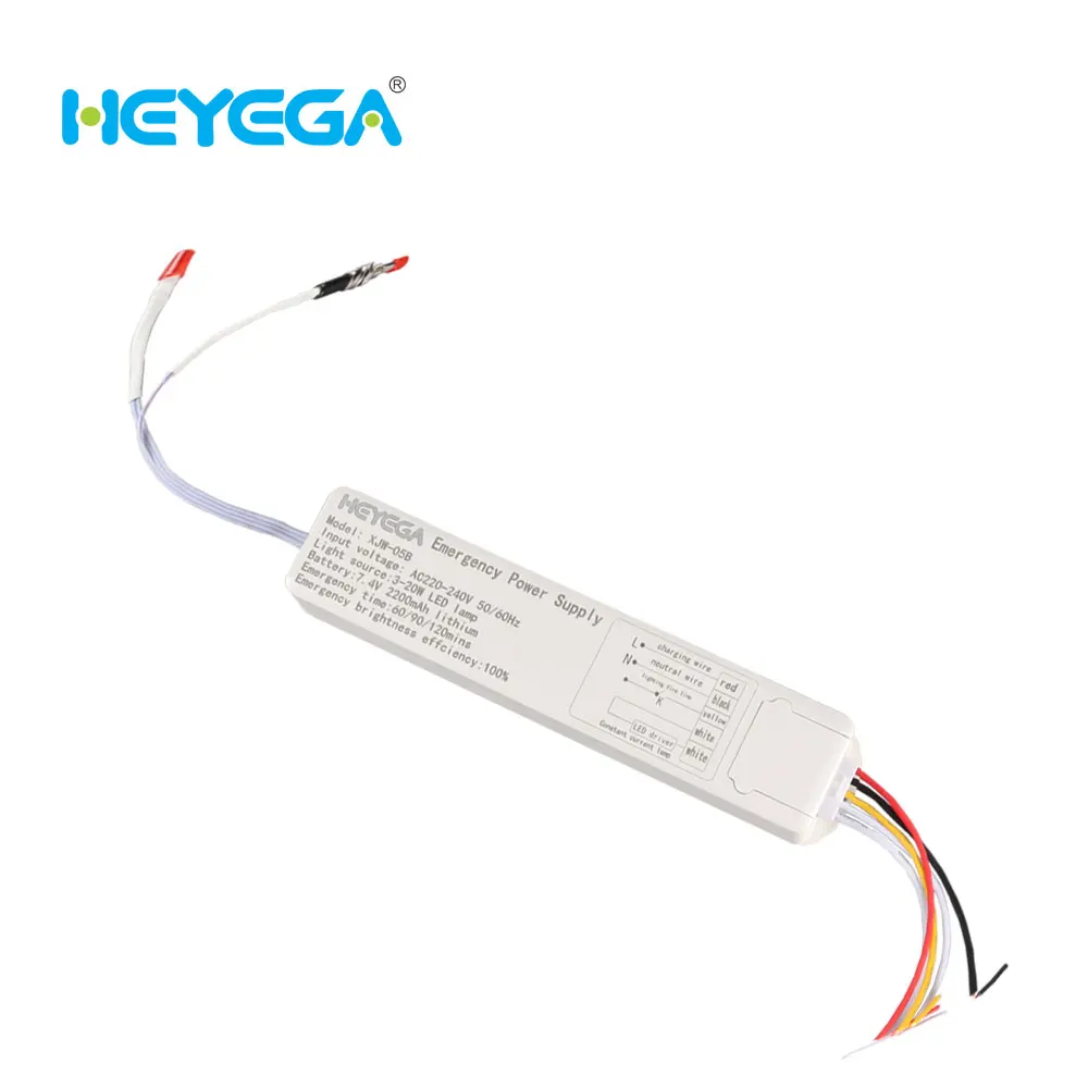 Newest LED  lighting emergency power supply 60-120mins for rechargeable emergency