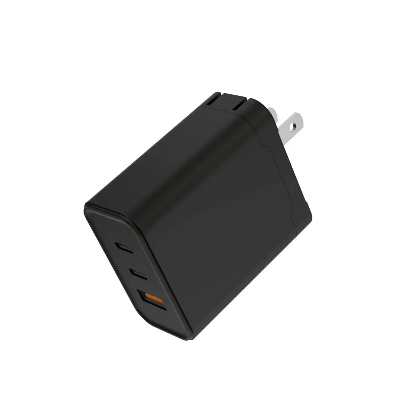 Gan Technology 65W Mini Wall Charger Dual Type-C Port 65W Fast Charging Adapter