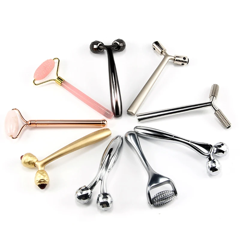 Face Roller Stainless Steel Skin Care Tools Facial Massager Beauty Products Ice Roller for Face