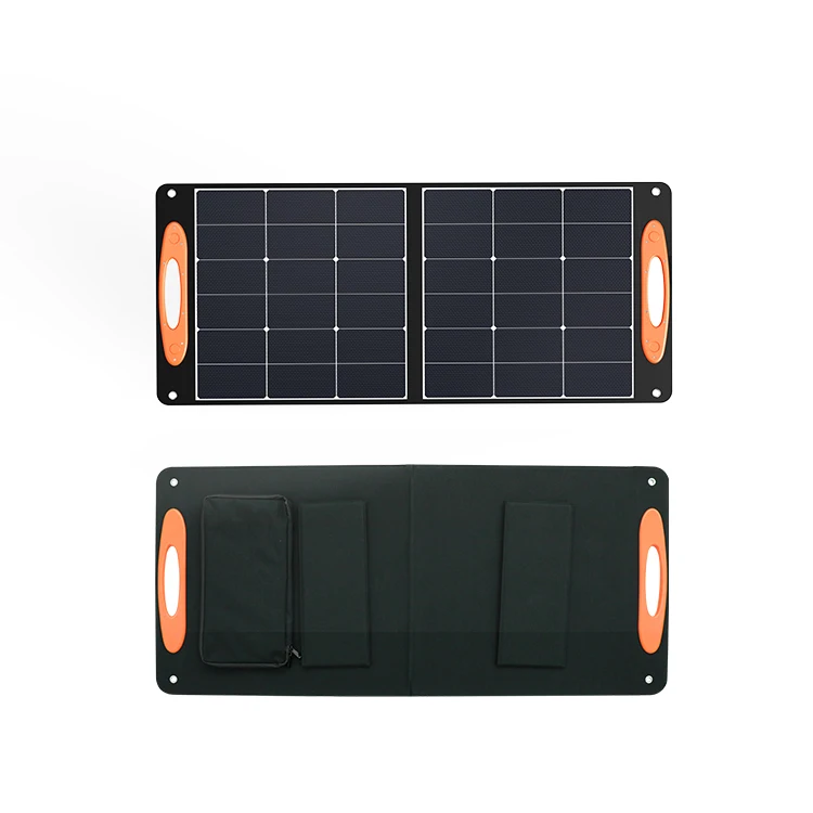 100w solar e bikes chargers foldable solar panel with usb c plug and charge for outdoor cycling adventure hiking backpack