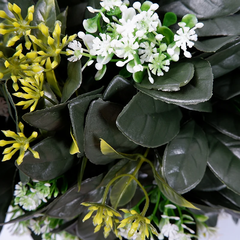 Hot Sale Special Custom Circular Interior Wedding Hotel Restaurant Decorated Wall Grass Plants