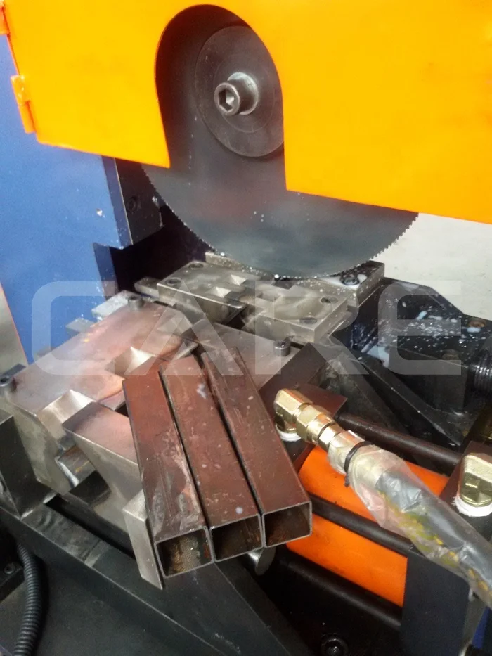 China square tube cutting machine with automatic feeding