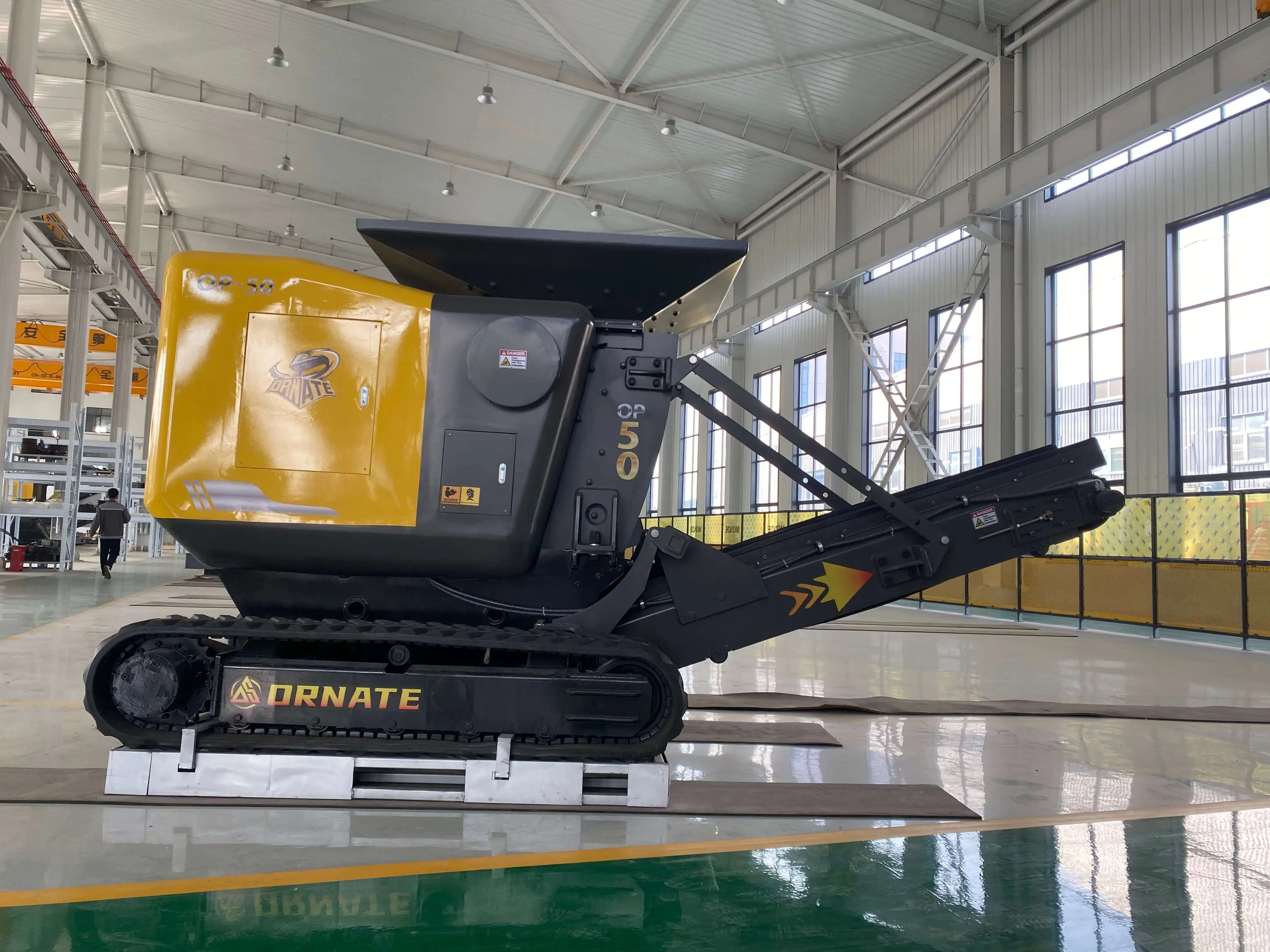Mobile stone crushing plant mobile jaw crusher
