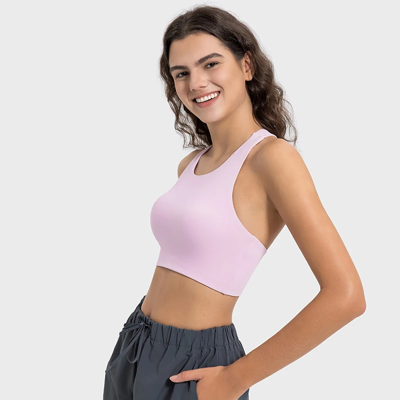 Sports Bra Running Yoga Fitness Shockproof Unique Design On The Back Bra Gym Shark Sports Bra For Girls