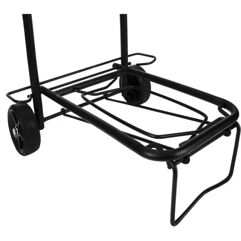 Складная ручная тележка со стальной рамой, компактная тележка для багажа