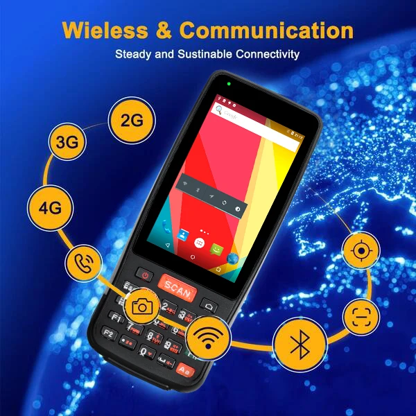  Терминал для сбора данных на складе/со склада Android PDA с 1D/2D кодовым сканером и