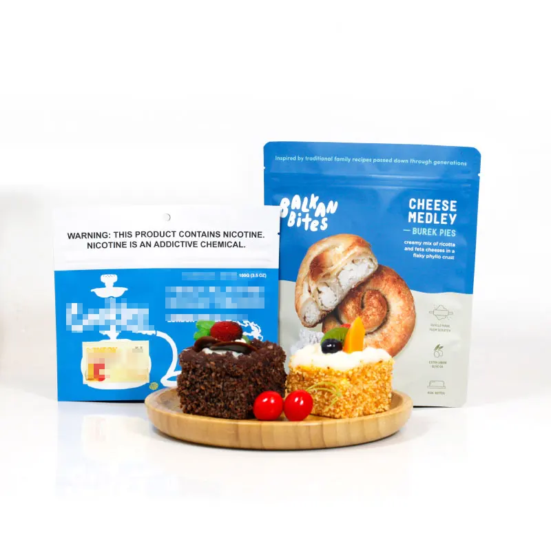 Reusable Customized Childproof Food Bags Mylar Stand up Pouch with Barrier and Gravure Printing Smell and Proof Packaging