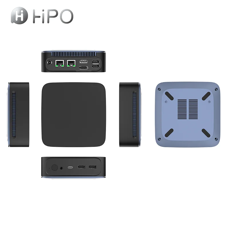 New Product Wholesale Hipo  Intel N100 12G+512G MINI PC LPDDR5 on board Hynix 4GB*2 315