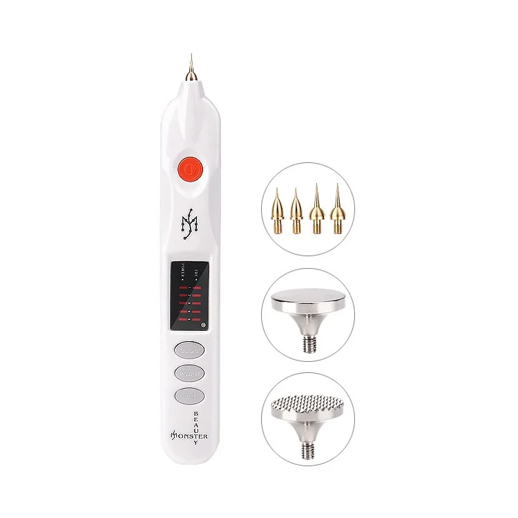 3 in 1 Handheld Massage Acupuncture Magic Pen With Needles For Spot Removal Tattoo Removal