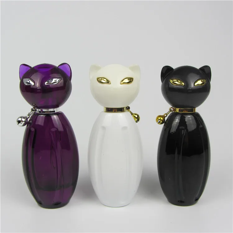 Good quality cat shaped egyptian glass perfume bottle for wholesales