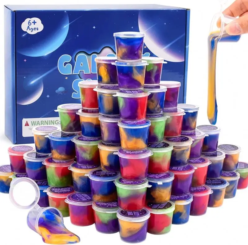 Kids Popularity Educational Kit Slime Making Kit Charms Glitter Accessories Toy 12 Colors  Crystal Clear Poop DIY Slime Kit