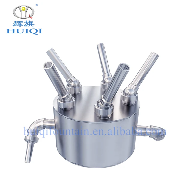 Stainless steel rotating flower fountain spray nozzle music fountain factory direct supply wholesale discount SFS