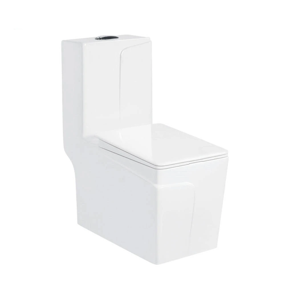 Luxury Design Bathroom Porcelain Sanitary Ware Inodoro WC S P Trap One Piece Ceramic Toilet Bowl