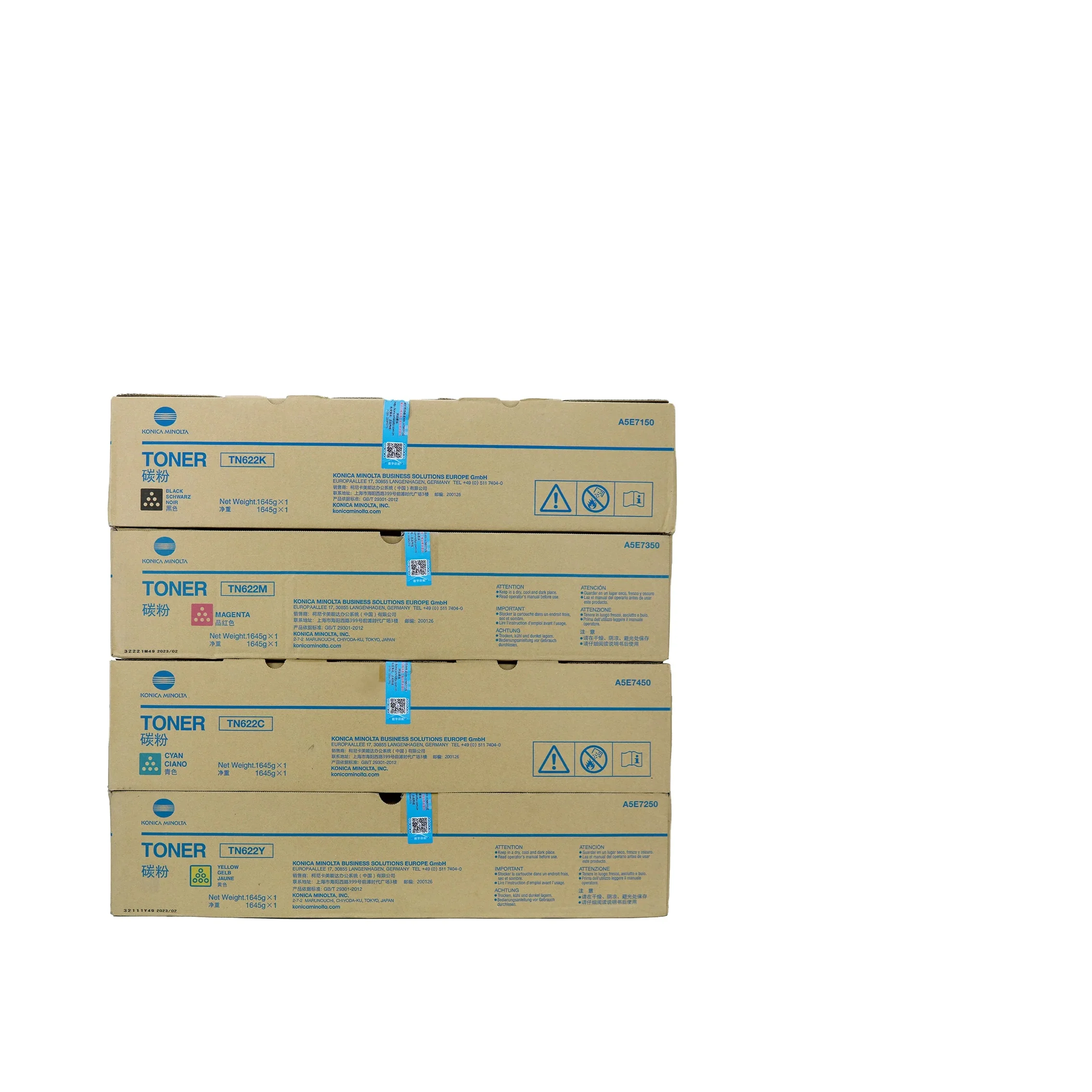 Оригинальный TN622 Konica Minolta лазерный тонер-картридж 622 TN619 TN620 A5E7150 A5E7250 A5E7450 Bizhub c1085 C1100 C6110 C608