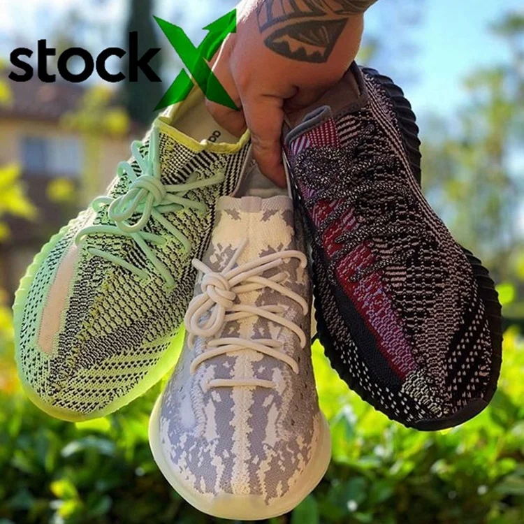 
Original New arrivals for 2020 yeezy 350 Yecheil zebra white static running sports shoes 