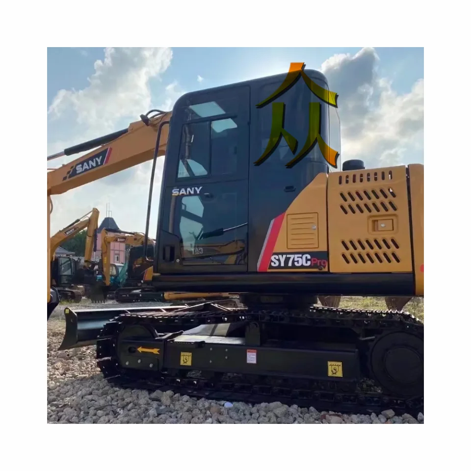 Used Original Sany Sy75c Excavator With Cheap Price Second Hand Excavator For Sale
