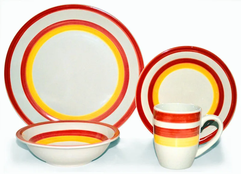 Fashion wholesale dinner set restaurant hotel used aparelho de jantar em porcelana tableware dinnerware set
