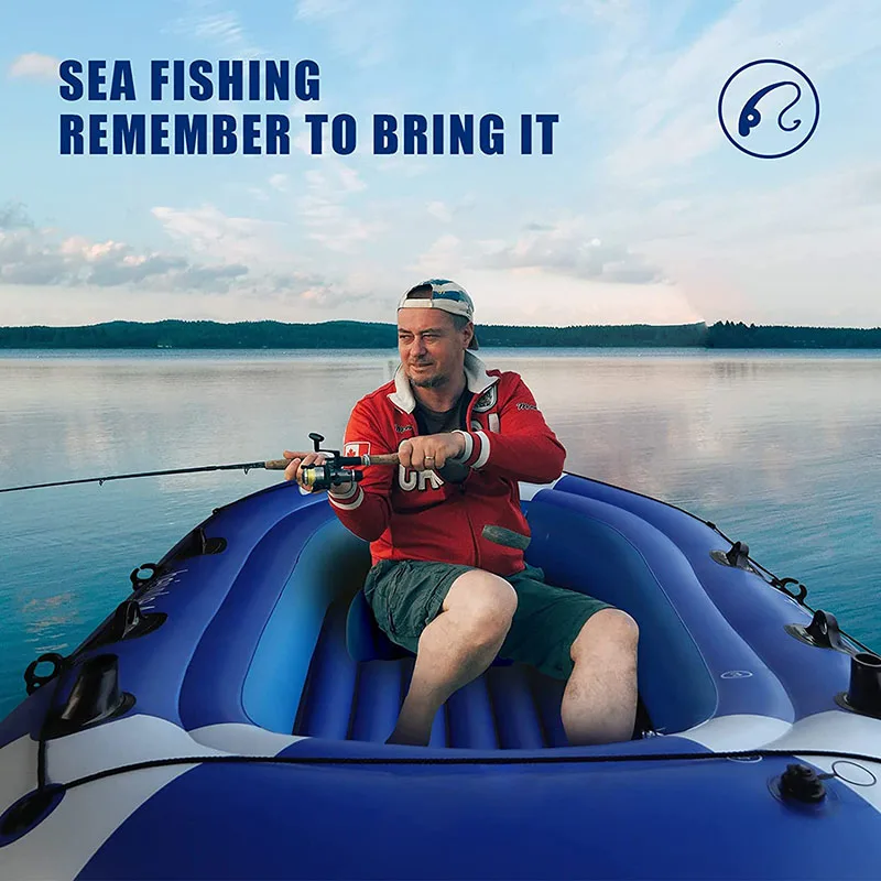 Надувная лодка-утолщенные надувные плоты с воздушным насосом верёвка для ремонта весла лодка рыбалки каяк взрослых и детей