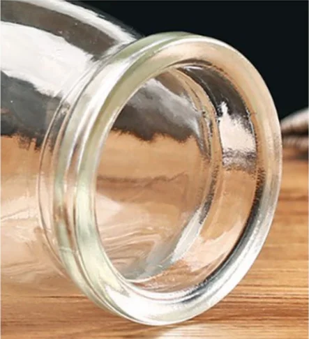 Hot Sale 100ml 200ml Mini Heart Shaped Pudding Jar Milk Shake Yogurt Glass Bottle with Plastic  lids