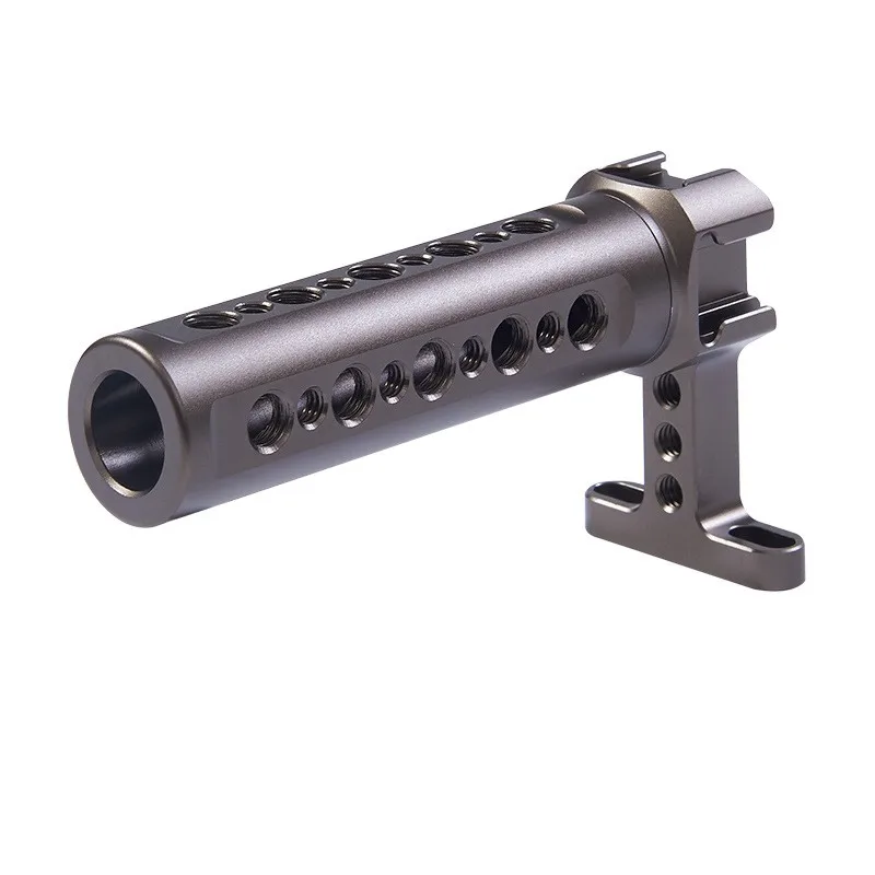 Three head hot shoe micro single camera top lift handle expansion accessory rabbit cage with 1/4 3/8 screw thread hole metal